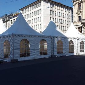 Pagodenzelte - Hofer & Häni AG in Biel/Bienne